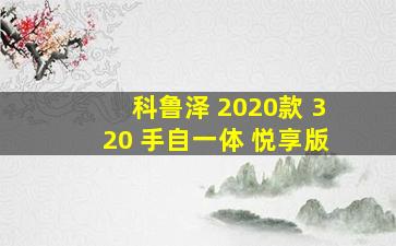 科鲁泽 2020款 320 手自一体 悦享版